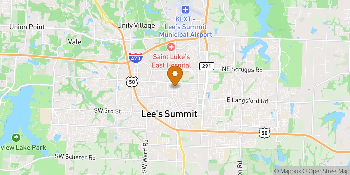 Lee's Summit neighborhood map in Lee's Summit, MO